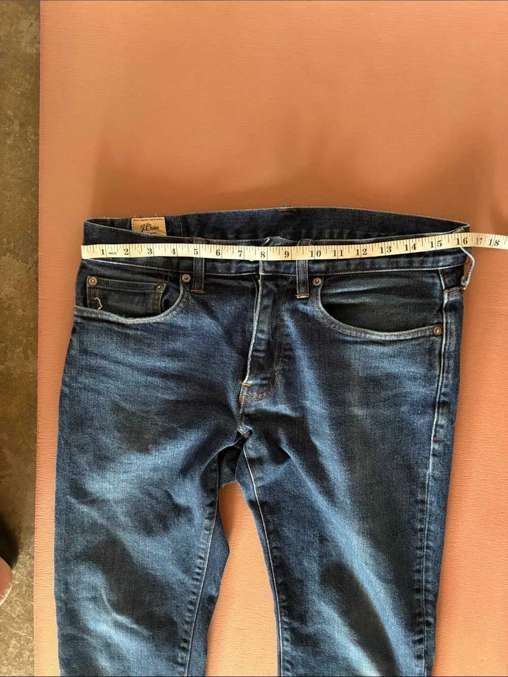 J. Crew Men's Slim Straight Jeans in Dark Blue 30x30 style 484
